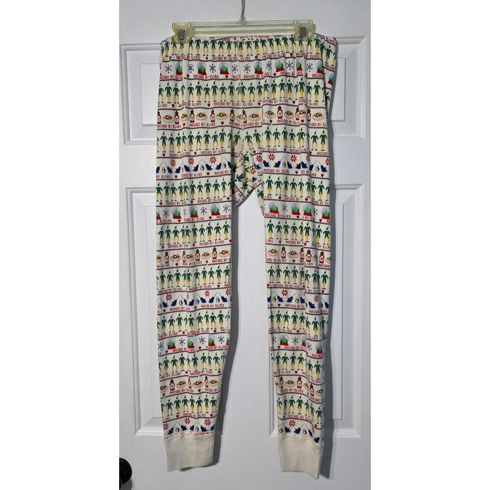 Hanna Andersson Adult Elf Long John Pajama Pants in organic cotton Size L‎